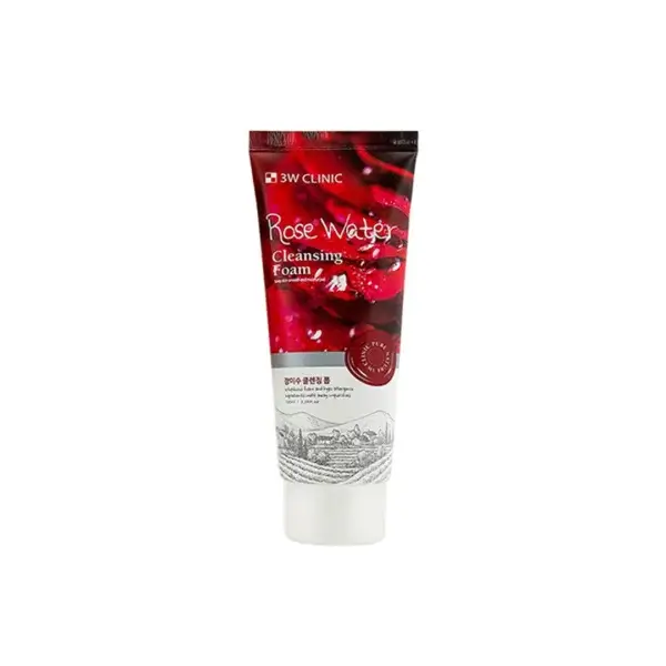 3W Clinic Rose Cleansing Foam