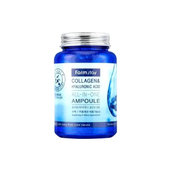 FARMSTAY Collagen & Hyaluronic Acid All in one Ampoule