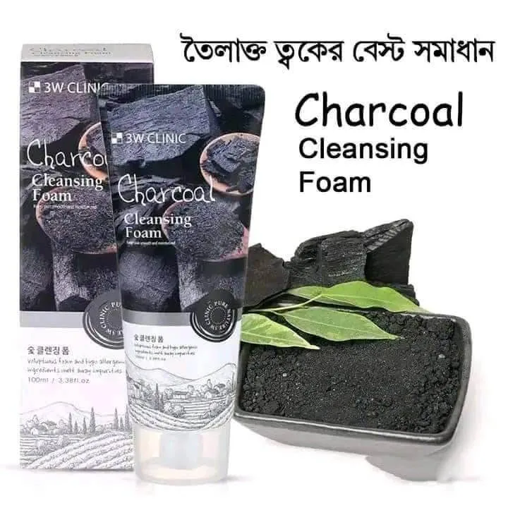3w clinic charchol cleansing foam